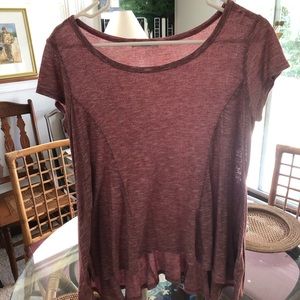 Acemi short sleeved flowy top.